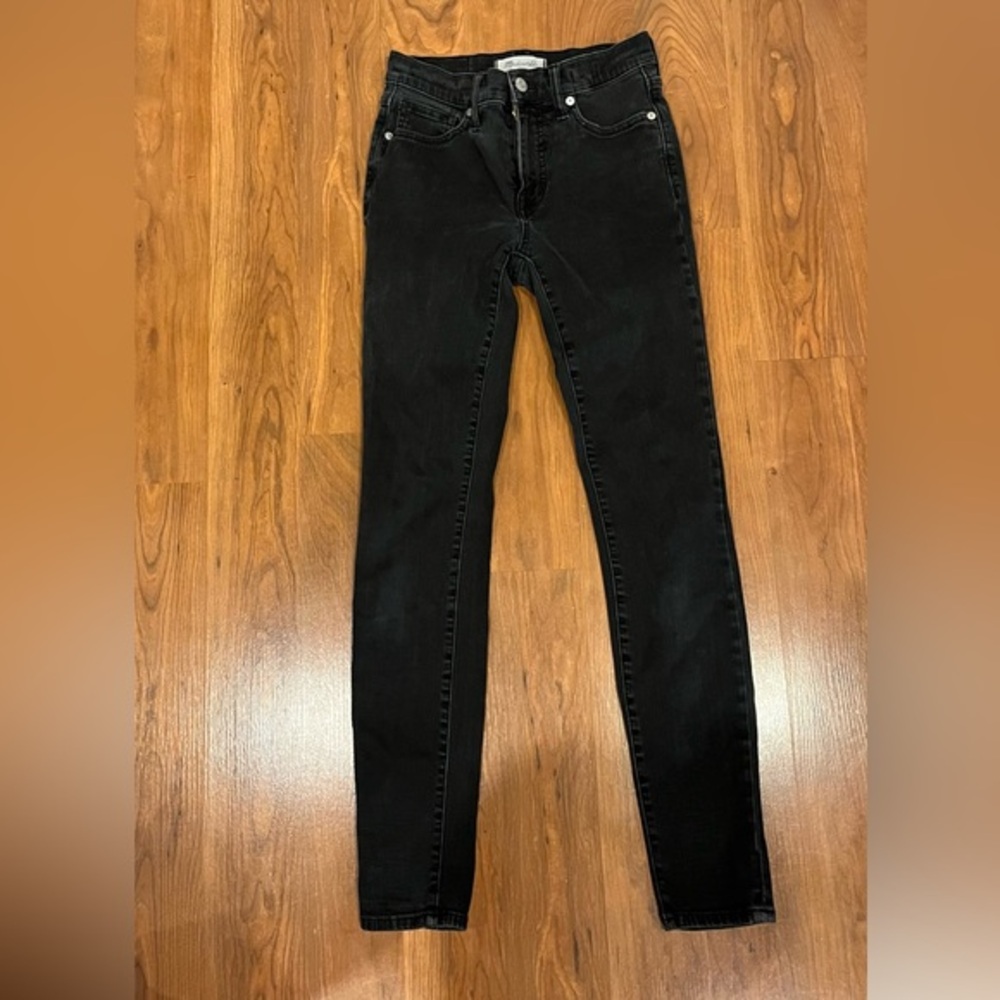Madewell black skinny jeans